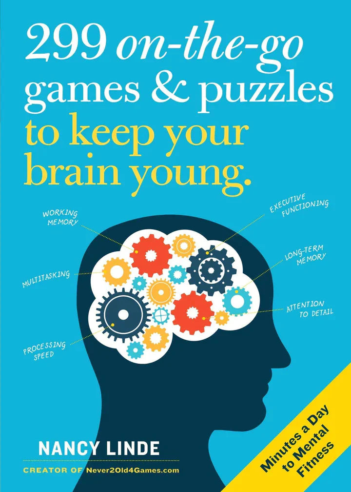 299 On-The-Go Games & Puzzles to Keep Your Brain Young Minutes a Day to Mental Fitness - - MO Corrections Bookstore