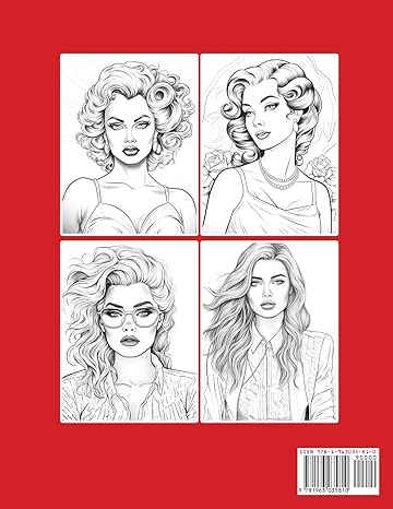 Fashion woman coloring book for inmates - MO Corrections Bookstore