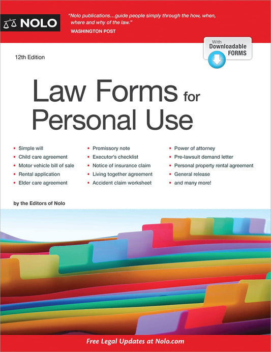 Law Forms for Personal Use