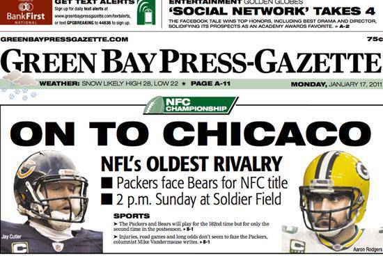 Green Bay Press-Gazette Mon-Sun 7 Day Delivery for 12 Weeks - MO Corrections Bookstore