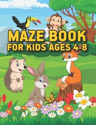 Maze Book For Kids Ages 4-8: For Kids Ages 8-10 Easy levels - Bonus Level Improve motor control and Build Confidence book of Mazes for 8 year old by Publications, Leslie Revis