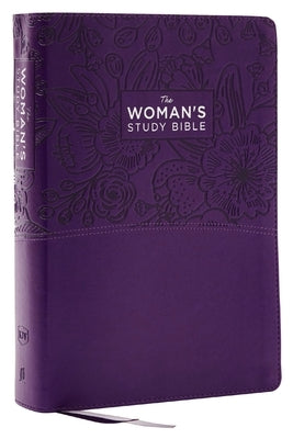 Kjv, the Woman's Study Bible, Purple Leathersoft, Red Letter, Full-Color Edition, Comfort Print: Receiving God's Truth for Balance, Hope, and Transfor by Patterson, Dorothy Kelley